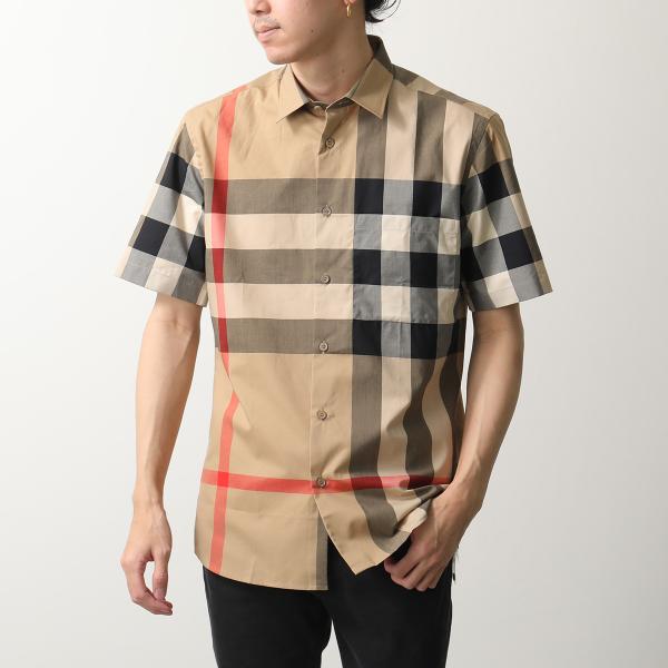 BURBERRY バーバリー シャツ SUMMERTON サマートン 8079591 メンズ 半袖 ...