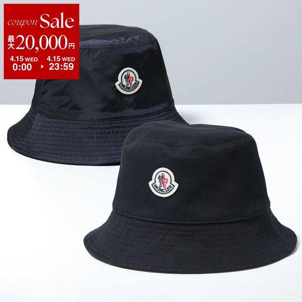 MONCLER モンクレール バケットハット 3B00041 M6714 メンズ リバーシブル ロゴ...