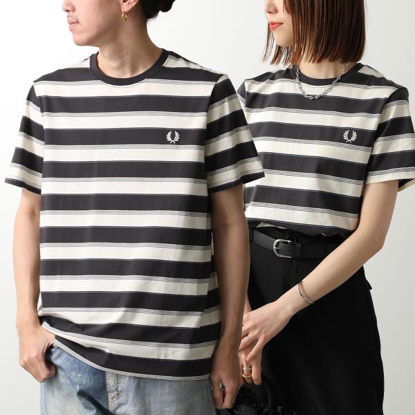 FRED PERRY フレッドペリー Tシャツ FINE STRIPE T-SHIRT M2409 ...