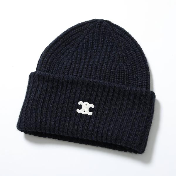 CELINE セリーヌ ニット帽 AA0G5384D.07MR レディース トリオンフ リブ カシミ...