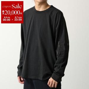 MM6 エムエムシックス メゾンマルジェラ Tシャツ SH0NH0022 M20050 メンズ 長袖 カットソー ロンT コットン クルーネック SH0NH0022M20050900