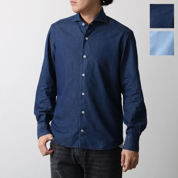 GIANNETTO ジャンネット シャツ VINCI FIT 61362 メンズ コットン ストレッ...