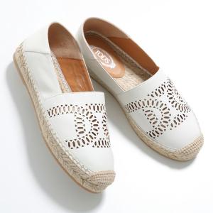TODS トッズ エスパドリーユ XXW08L0IE30MID レディース レザー スリッポン フラット シューズ 靴 B013/MID-YOGURT XXW08L0IE30MIDB013