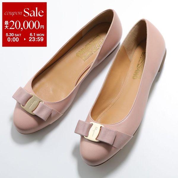 FERRAGAMO フェラガモ バレエシューズ VARINA SOF ヴァリナ 0774595 レデ...