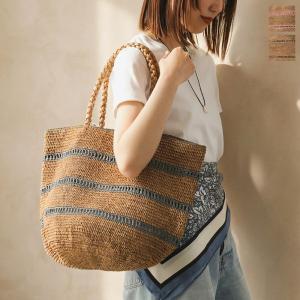 MADE IN MADA メイドインマダ かごバッグ ALICE MM 3 LACES BAG アリス レディース トートバッグ ラフィア カゴバッグ 鞄 カラー3色