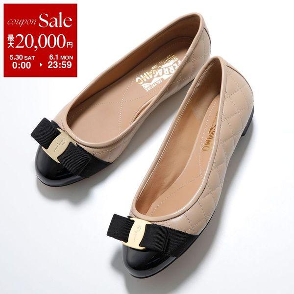 FERRAGAMO フェラガモ パンプス VARINA QUILTED ヴァリナ 0702228 レ...