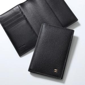 CHANEL シャネル パスポートケース AP5262 B24071 レディース ココマーク CCマーク レザー カードケース トラベルケース 94305