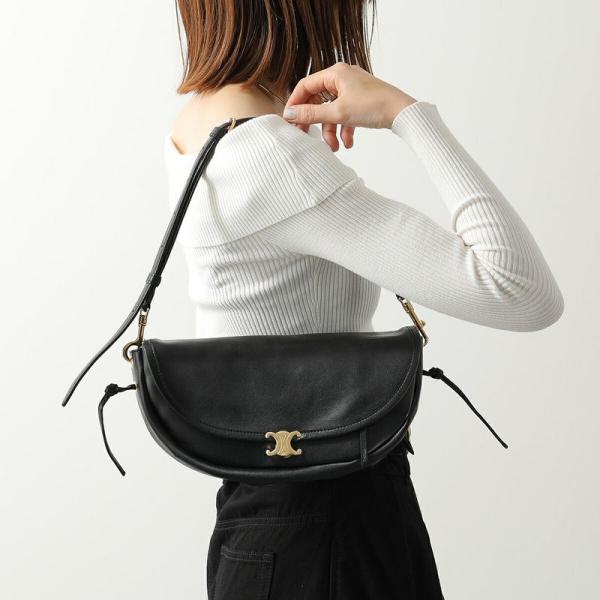 CELINE セリーヌ ハンドバッグ LITTLE HALFMOON SOFT TRIOMPHE リ...