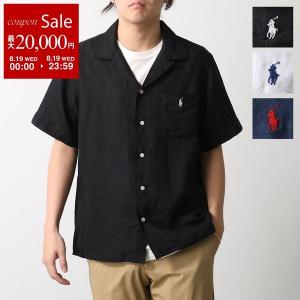 Polo Ralph Lauren ポロラルフローレン キャンプシャツ 710966421 メンズ クラシック フィット リネン 半袖 ポニー刺繍