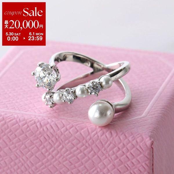 SWAROVSKI スワロフスキー リング Matrix マトリクス RING PEARL レディー...