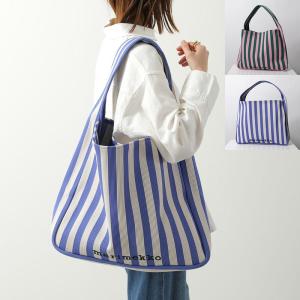 marimekko マリメッコ トートバッグ Knitted Bag Large Merirosvo メリロスヴォ 095545 レディース ストライプ ロゴ刺繍 鞄