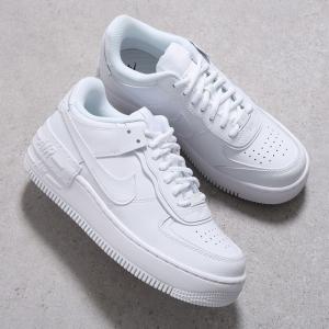 NIKE ナイキ スニーカー W AF1 SHADOW エア フォース 1 シャドウ CI0919-100 レディース レザー ローカット シューズ 靴 100/WHITE-WHITE-WHITE