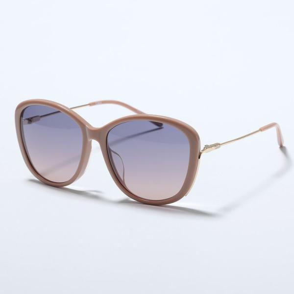 Chloe クロエ サングラス CH0175SK レディース キャットアイ型 セルフレーム コンビネ...