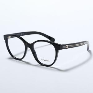 CHANEL シャネル メガネ 3493 レディース ボストン型 セルフレーム フルリム ココマーク CCロゴ 黒縁 めがね 眼鏡 アイウェア 伊達メガネ