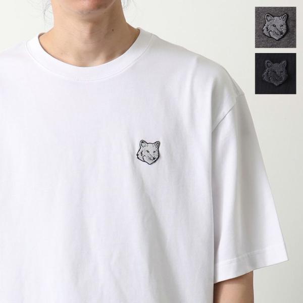 MAISON KITSUNE メゾンキツネ Tシャツ FOX HEAD フォックスヘッド オーバーサ...