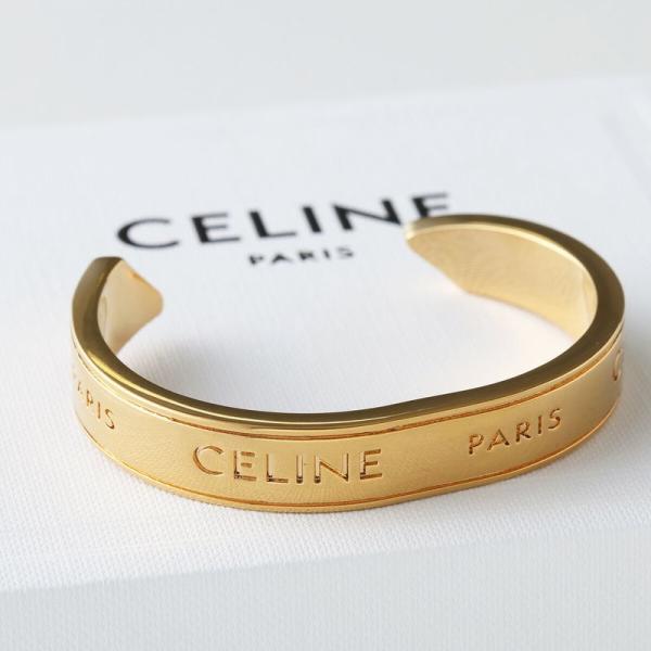 CELINE セリーヌ バングル リボン スモール カフ B107E3F70.35OR レディース ...