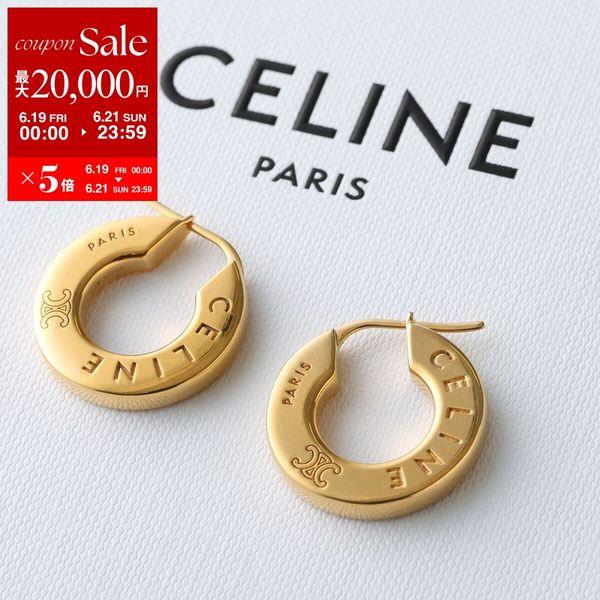 CELINE セリーヌ フープピアス B107K3F83.35OR レディース トリオンフ アクセサ...