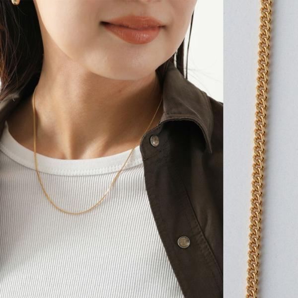 TOMWOOD トムウッド ネックレス Jil Chain Gold 18inch 101600 レ...
