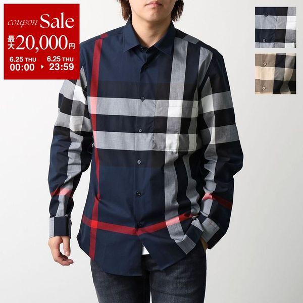 BURBERRY バーバリー 長袖シャツ 8073216 8071445 メンズ チェック スプレッ...