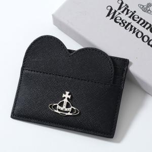 Vivienne Westwood ヴィヴィアンウエストウッド カードケース HEART CARD HOLDER 5403000AW L001N レディース オーブ ハート ミニ財布 N401/BLACK