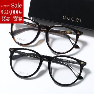GUCCI グッチ メガネ GG0027OA メンズ ボストン型 セルフレーム フルリム メタルロゴ 黒縁 めがね 眼鏡 ロゴ アイウェア アジアンフィット｜インポートセレクトmusee