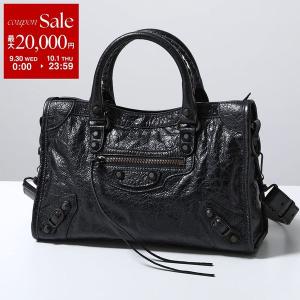 BALENCIAGA バレンシアガ ハンドバッグ LE CITY SMALL ル シティ スモール 811442 2ABEK レディース レザー 鞄 1000/BLACK 8114422ABEK1000