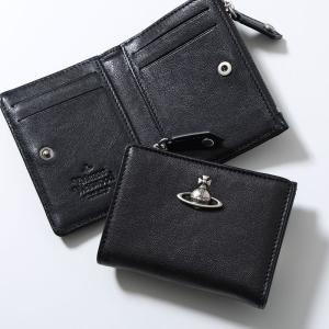 Vivienne Westwood ヴィヴィアンウエストウッド カードケース Slim Flap 54020010W L00BX オーブ 財布 コインケース N404/BLACK/DARK-SILVER