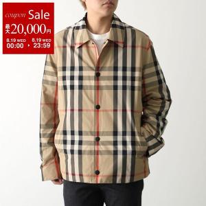 BURBERRY バーバリー コーチジャケット SUSSEX CHK 8070347 メンズ チェック柄 ナイロン ブルゾン A7028/ARCHIVE-BEIGE-IP-CHK