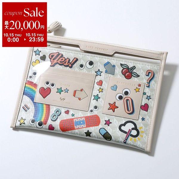 Anya Hindmarch Anya Hindmarch Safe Deposit All Over ポーチ