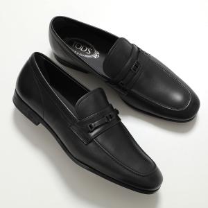 TODS トッズ ローファー KATE ケイト XXM51B0IK30D90 メンズ レザー チェーンアクセサリー ビジネス シューズ 革靴 B999/NERO XXM51B0IK30D90B999