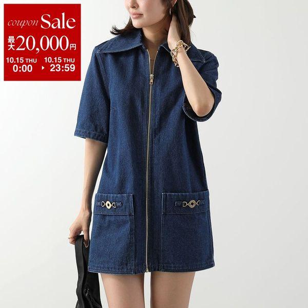 PATOU Patou SHORT ZIPPED DENIM DRESS パンツ DR1700216