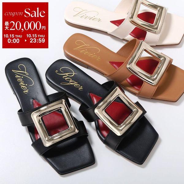 Roger Vivier Roger Vivier METAL BUCKLE MULE サンダル RVW74738070