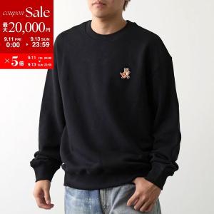 MAISON KITSUNE メゾンキツネ トレーナー SPEEDY FOX スピーディ フォックス コンフォート MM00313 KM0321 メンズ スウェットシャツ 長袖 P199/BLACK