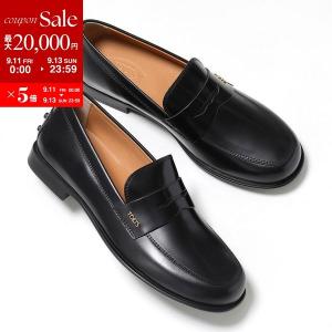 TODS トッズ ローファー XXW19M0KK70LYG レディース レザー メタルロゴ シューズ 靴 B999/NERO