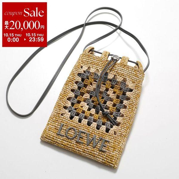 LOEWE Loewe DRAWSTRING POCKET CROCHET ショルダーバッグ C630PHPX07