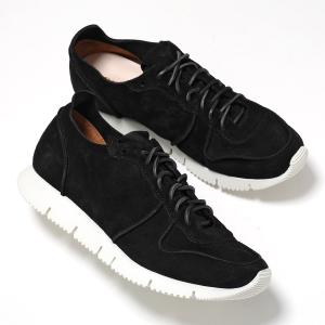 BUTTERO ブッテロ スニーカー CARRERA カレラ B9710GORH メンズ ローカット Vibramソール ビブラムソール スウェード セメンテッド製法 シューズ 靴 NERO