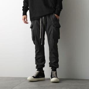 Rick Owens DRKSHDW リックオウエンス ダークシャドウ カーゴパンツ MASTODON CUT DU02F6386RIGD メンズ スウェットパンツ 139/FADED-BLACK