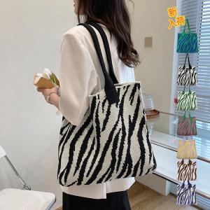 ニットバッグ トートバッグ 大容量かばん レディ...の商品画像