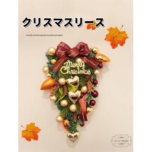 クリスマスリース クリスマス スワッグ 飾り ...の詳細画像1