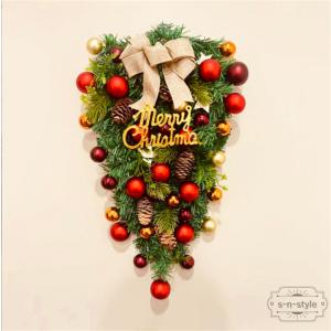 クリスマスリース クリスマス スワッグ 飾り ...の詳細画像4