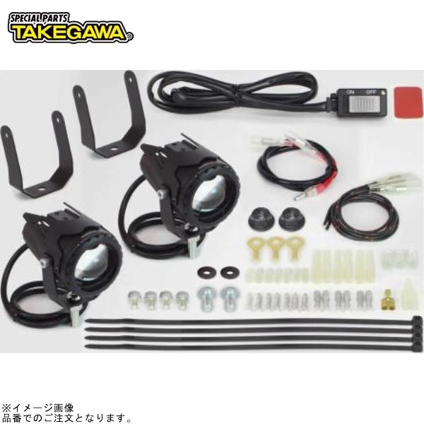 SP武川 05-08-0634 LEDフォグランプキット(カットライン/10W/2個入/レッグバンパ...