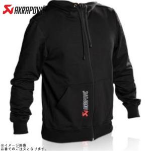 AKRAPOVIC アクラポビッチ AK801747 パーカー ロゴ ブラック/レッド
