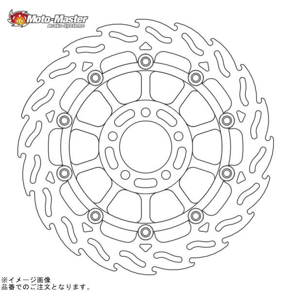 MOTO MASTER モトマスター MM113023SB フロント フレイム ステンローター (ブ...