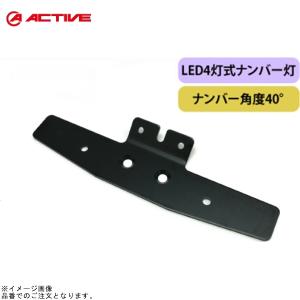 アクティブ ACTIVE LEDナンバーサイドウインカー ストレート クリア