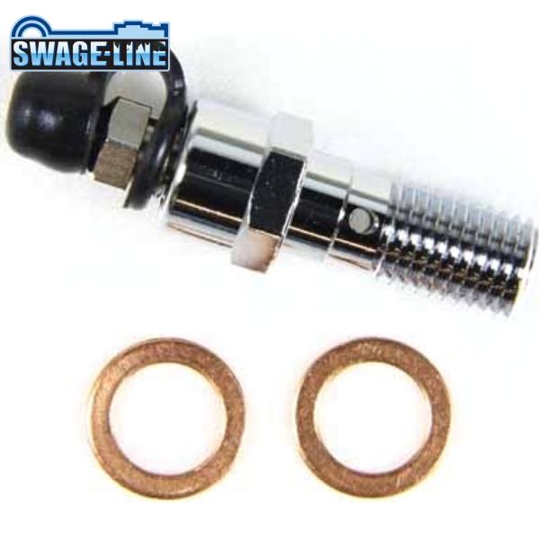 SWAGE-LINE スウェッジライン SAP301M エアーフリーバンジョーボルト メッキ P1....