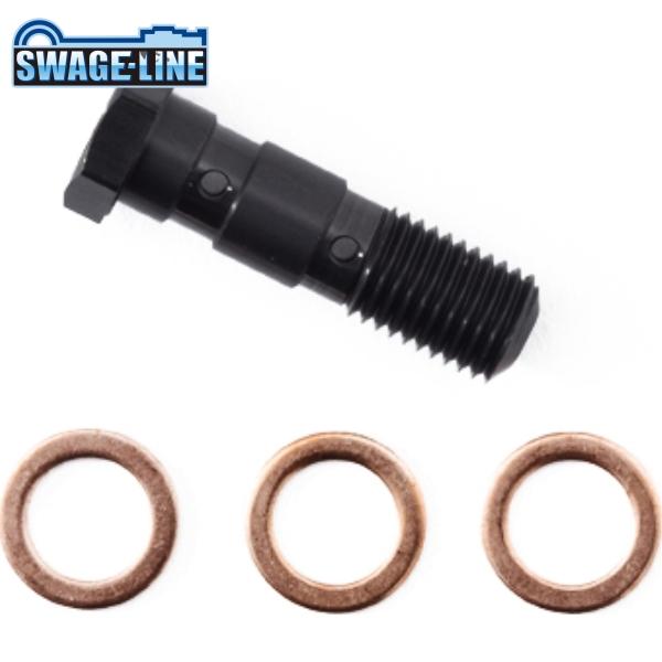 SWAGE-LINE スウェッジライン ETP911 バンジョーボルト 10mm-1.25 | ダブ...