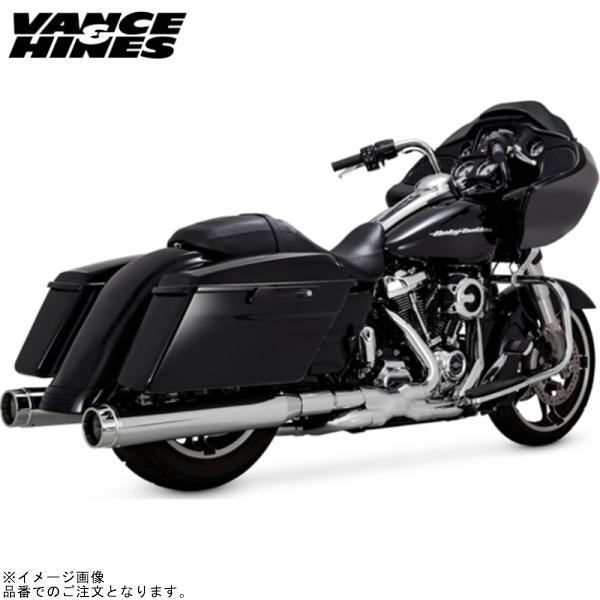 バンス&amp;ハインズ 1801-1456 Torquer450 トルカー スリップオン クローム マフラ...