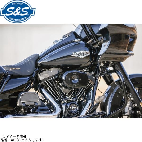 S＆S エスアンドエス 170-0598A ステルス エアクリーナーキット トリビュート グロスブラ...