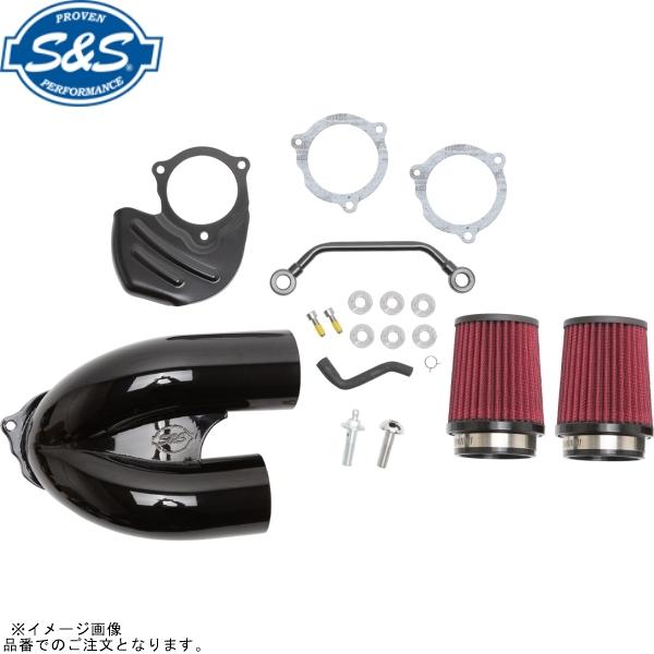 S＆S エスアンドエス 170-0567A チューンドインダクション エアクリーナーキット ブラック...
