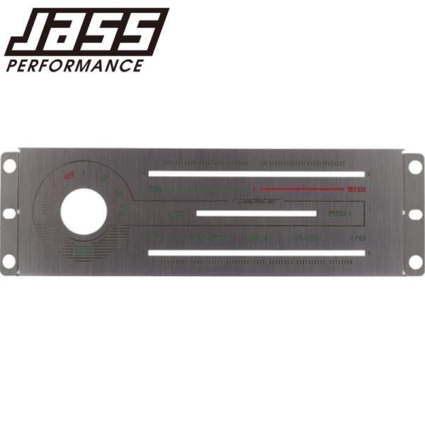 ジャスパフォーマンス 2132 エアコンパネル グリーンバックライト ステンレスヘアライン NAロー...